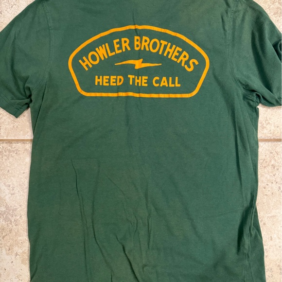 Men’s Howler Bros Green T-Shirt - Picture 3 of 3
